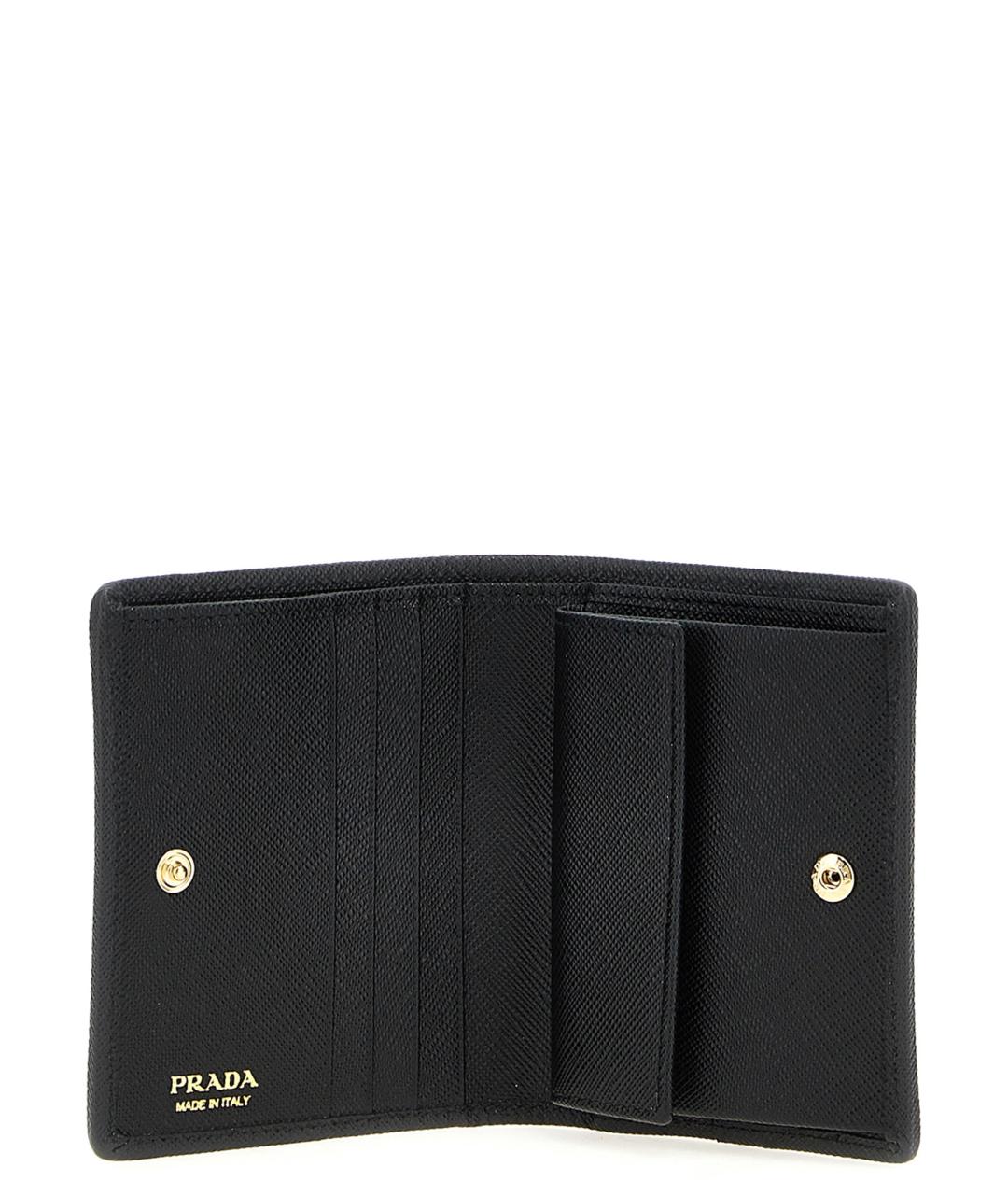 PRADA Черный кошелек, фото 3