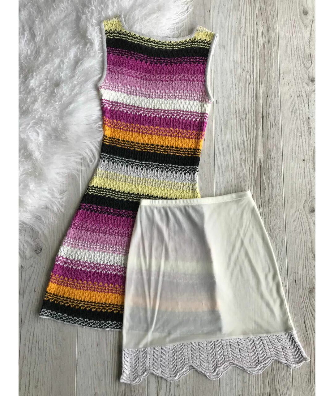MISSONI Мульти хлопковое платье, фото 6
