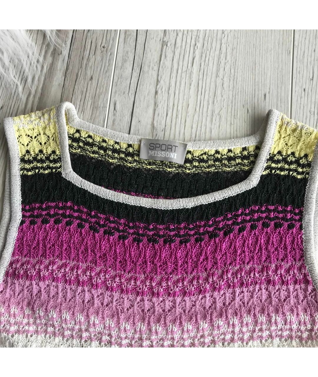 MISSONI Мульти хлопковое платье, фото 8