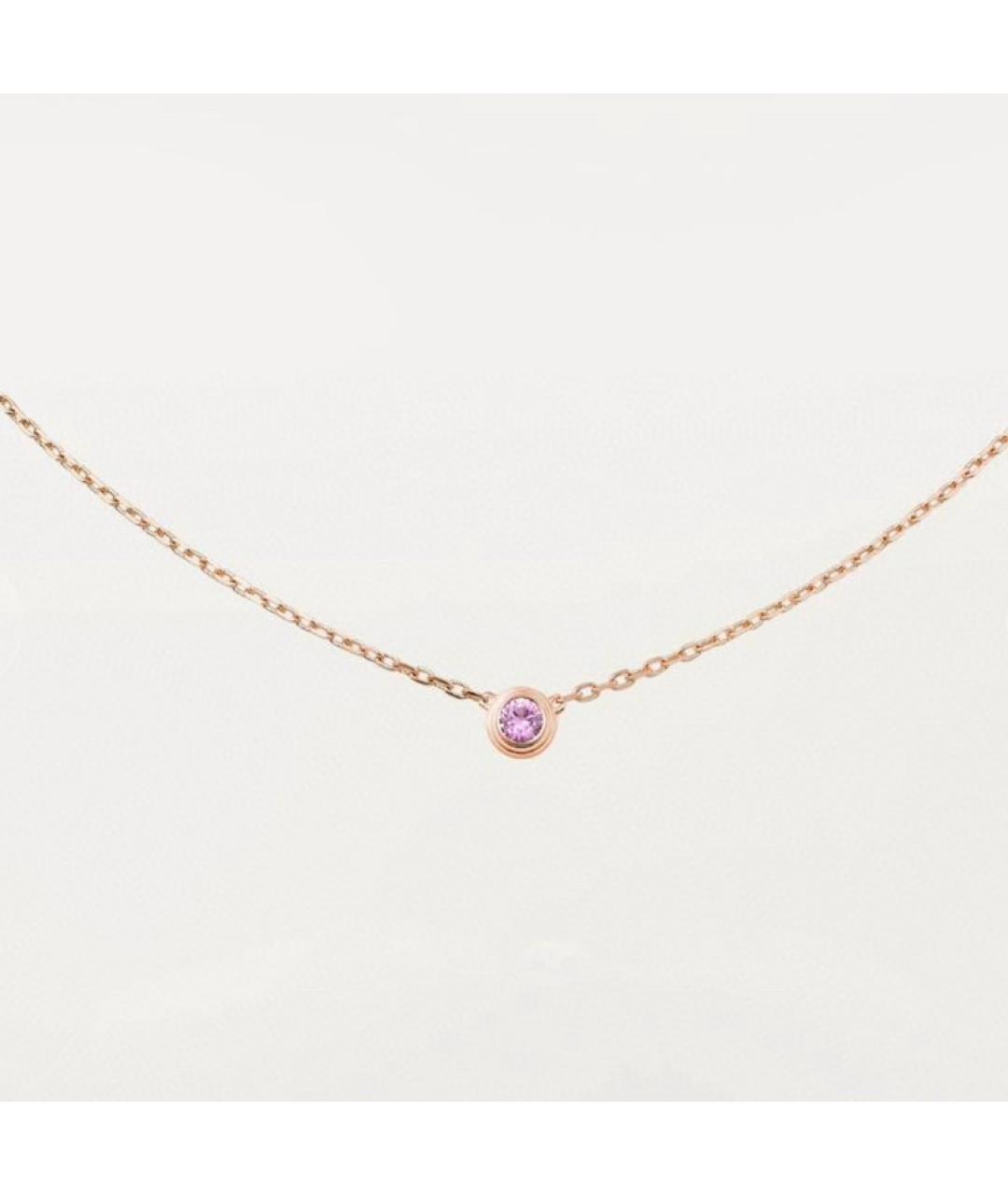 CARTIER Розовая подвеска из розового золота, фото 7