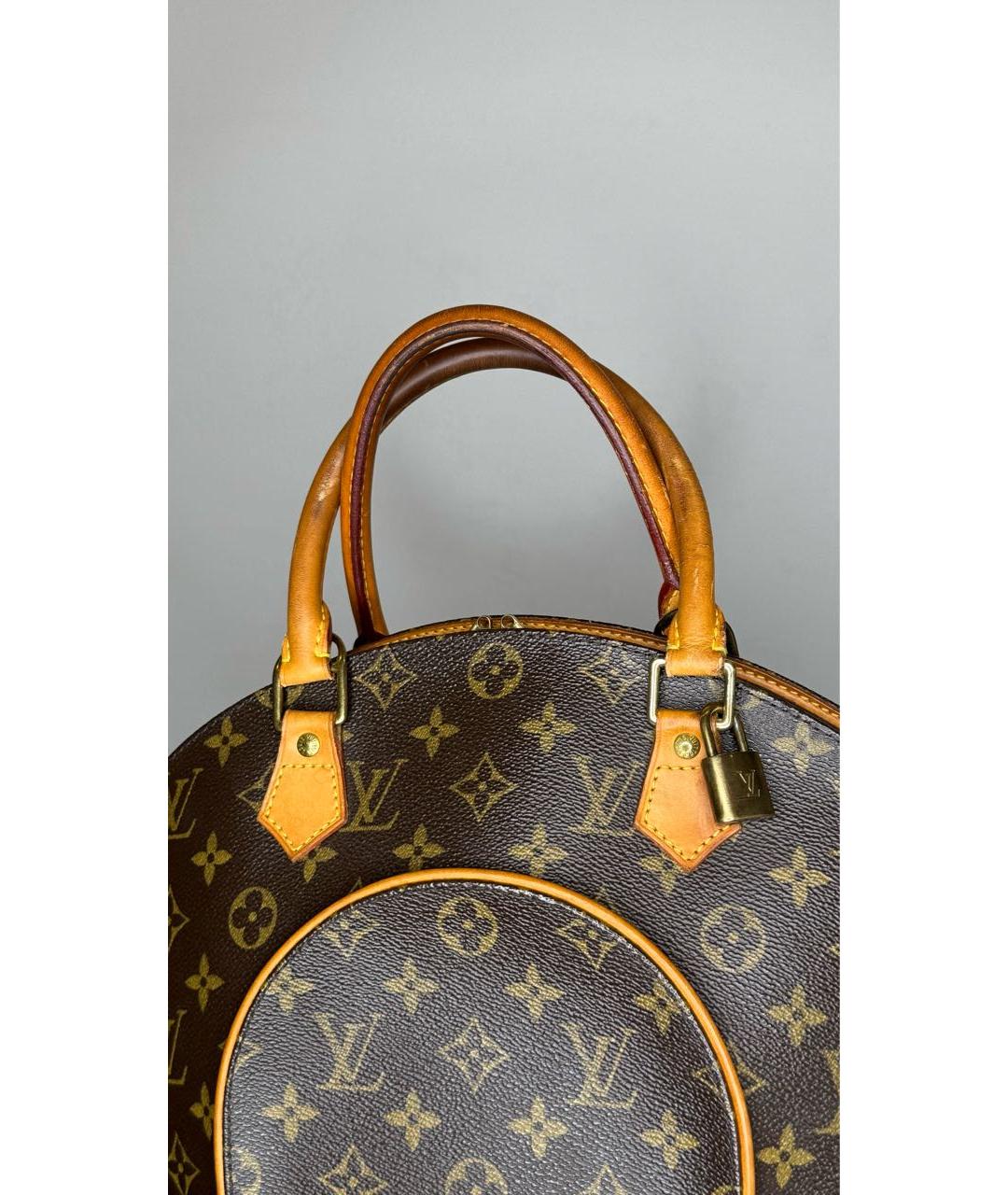 LOUIS VUITTON Коричневая сумка с короткими ручками, фото 7