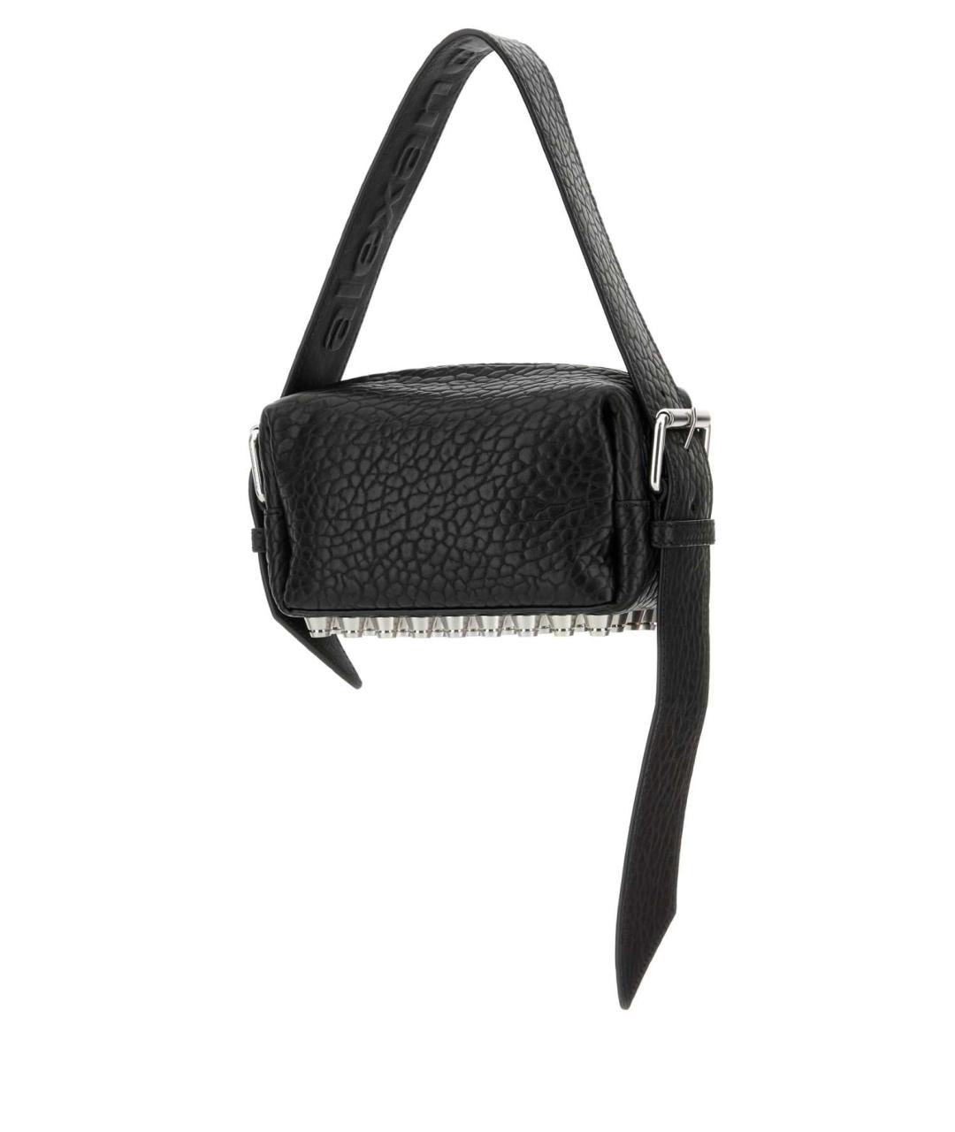 ALEXANDER WANG Черная кожаная сумка через плечо, фото 2