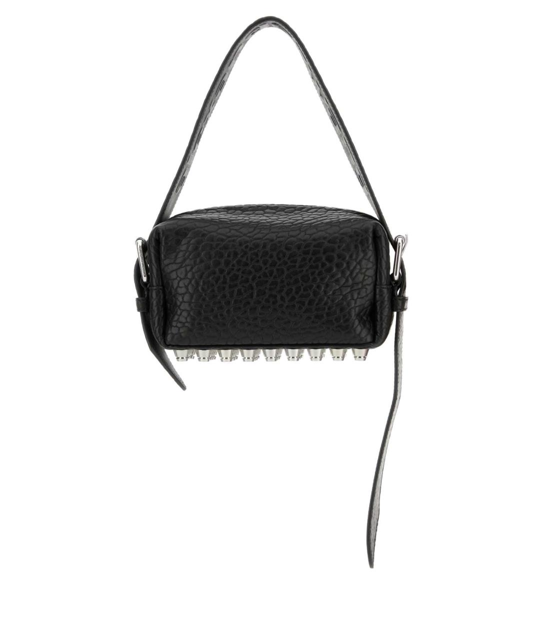 ALEXANDER WANG Черная кожаная сумка через плечо, фото 1