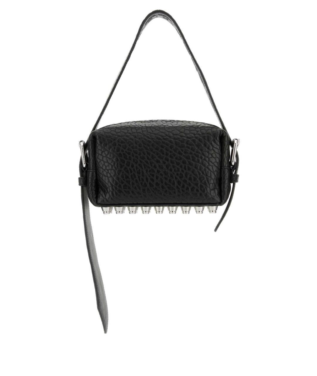 ALEXANDER WANG Черная кожаная сумка через плечо, фото 3