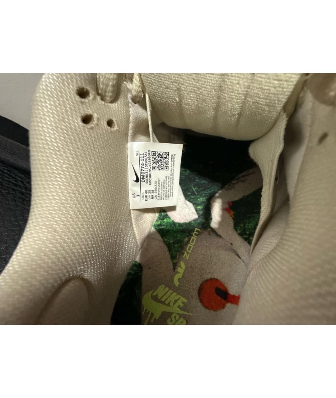 NIKE Белые текстильные кроссовки, фото 6