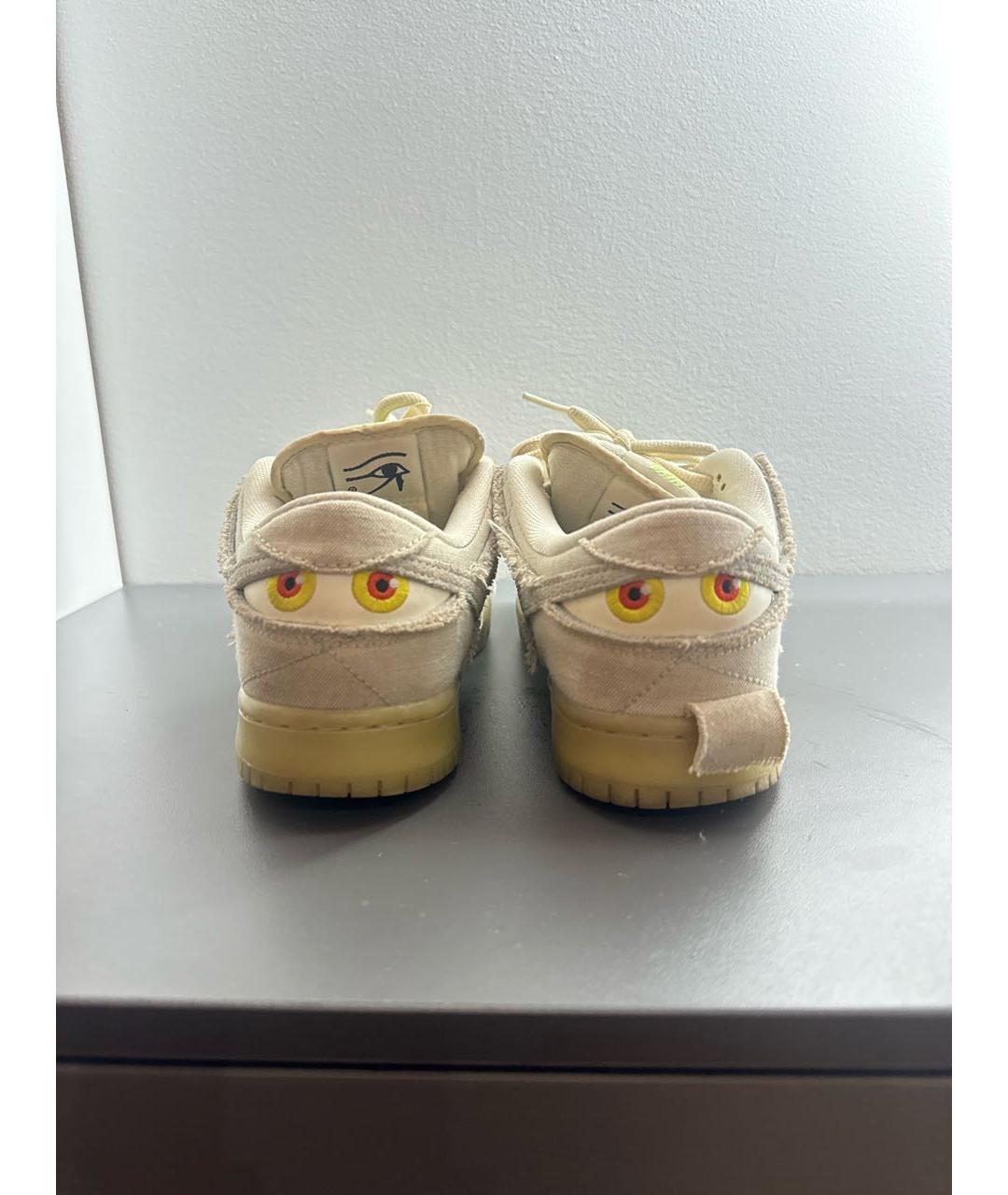 NIKE Белые текстильные кроссовки, фото 4