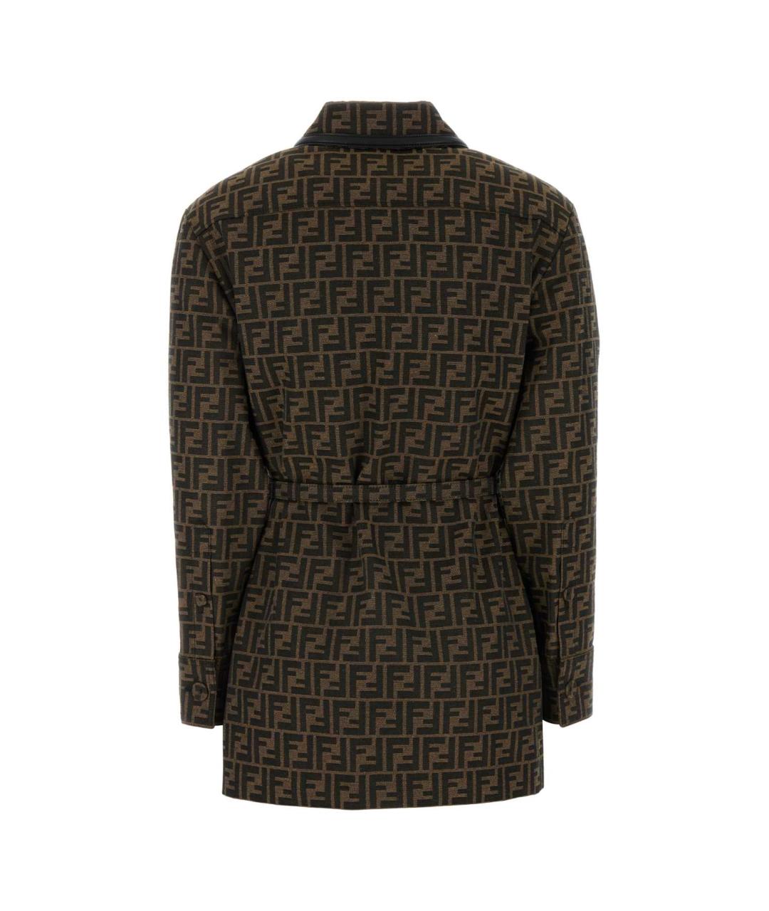 FENDI Мульти полиэстеровая куртка, фото 2