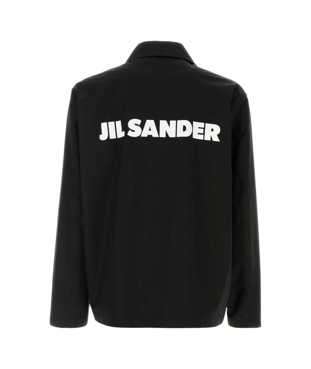 JIL SANDER Черная хлопковая куртка, фото 2