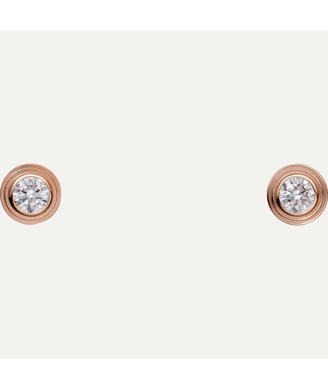 CARTIER Золотые серьги из розового золота, фото 5