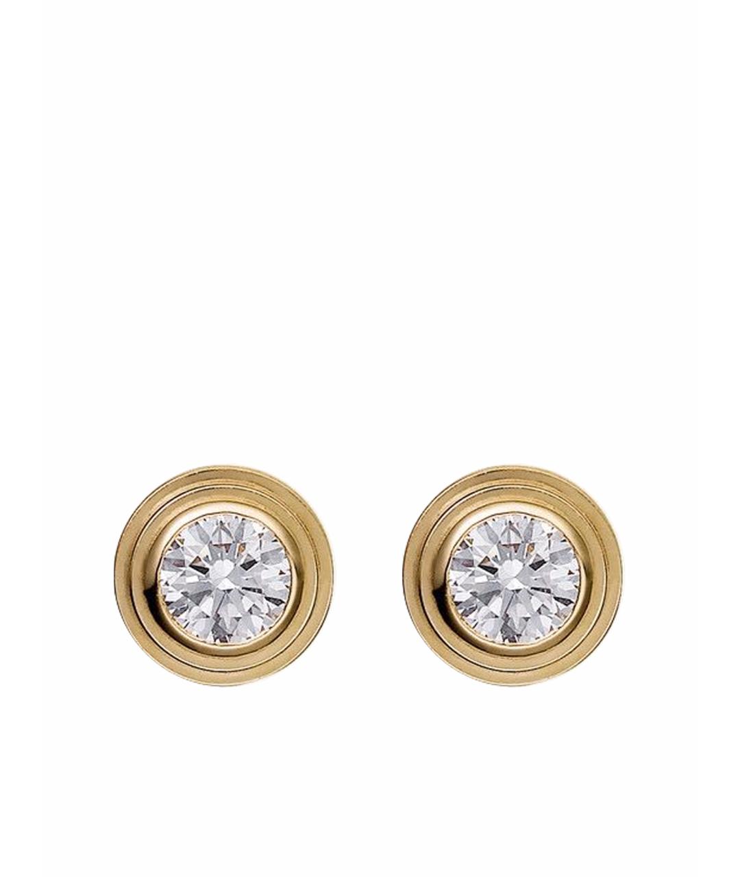 CARTIER Золотые серьги из желтого золота, фото 1