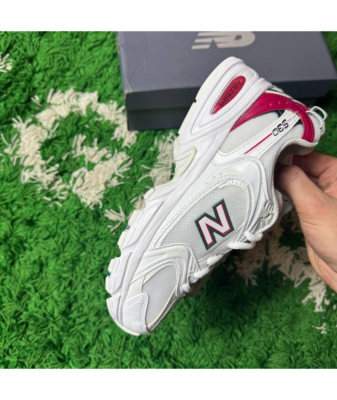 NEW BALANCE Белые кроссовки, фото 4