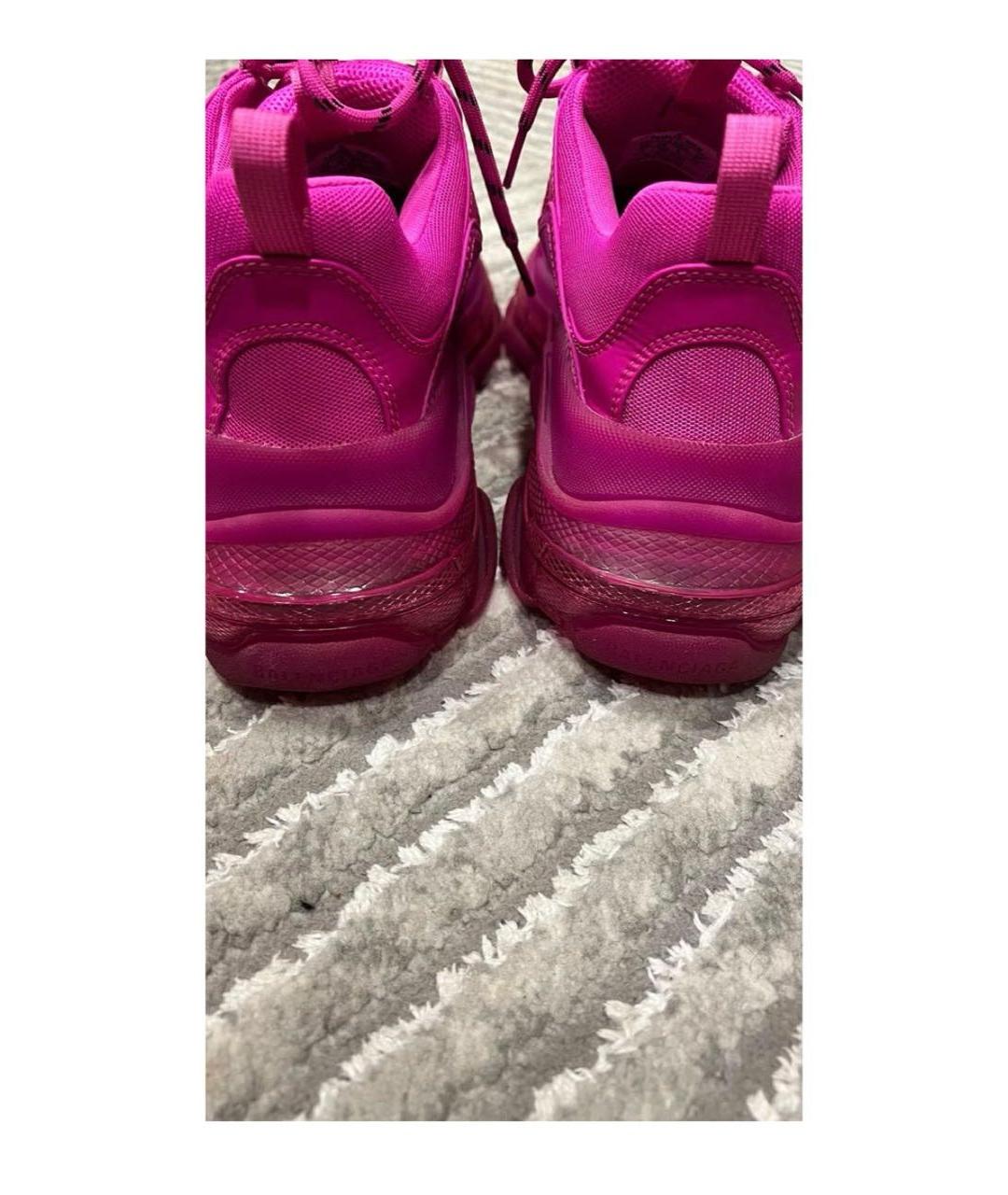 BALENCIAGA Розовые кроссовки, фото 4