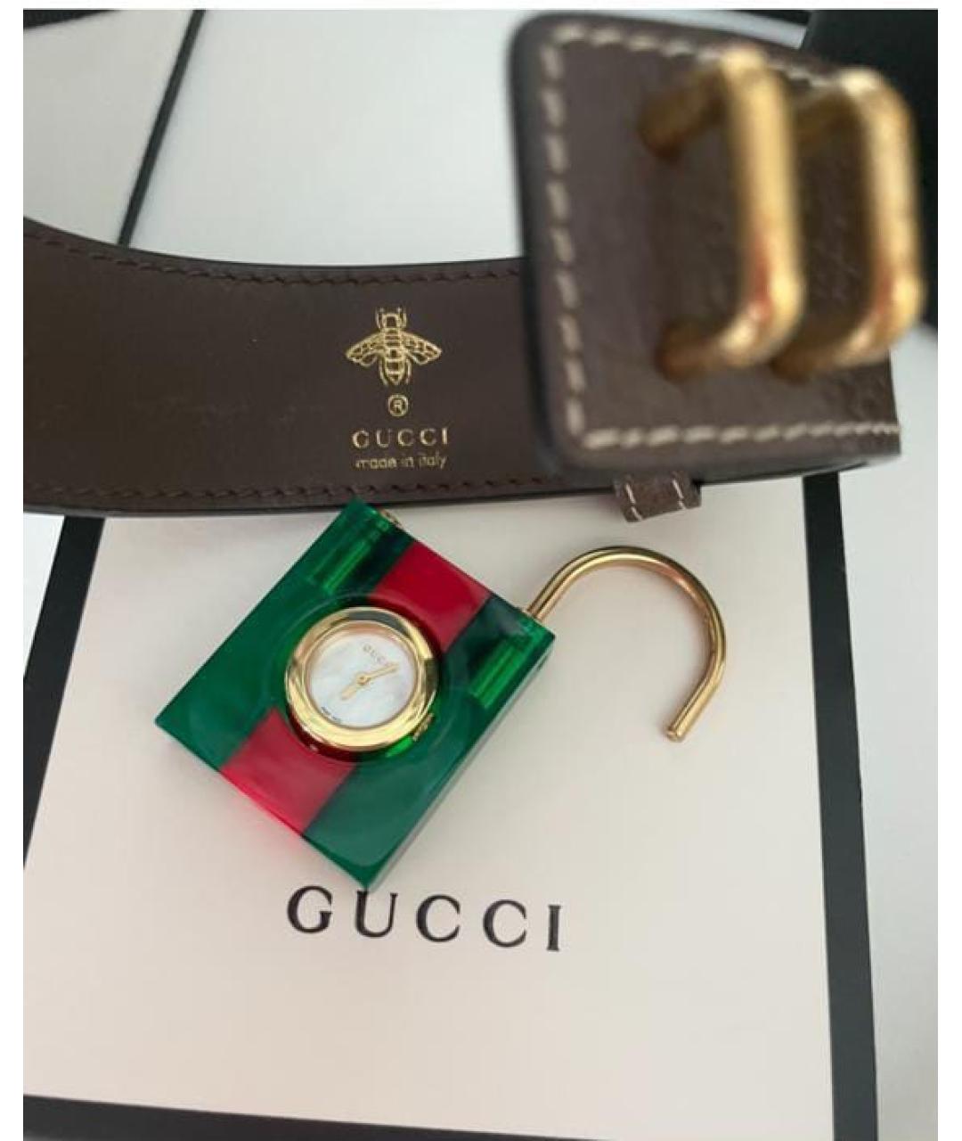 GUCCI Мульти кожаные часы, фото 2