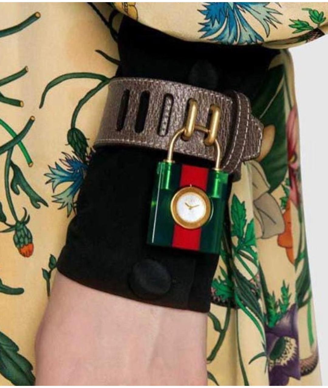 GUCCI Мульти кожаные часы, фото 3