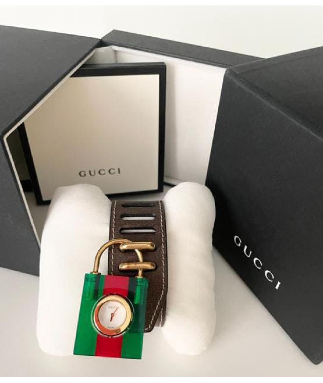 GUCCI Мульти кожаные часы, фото 5