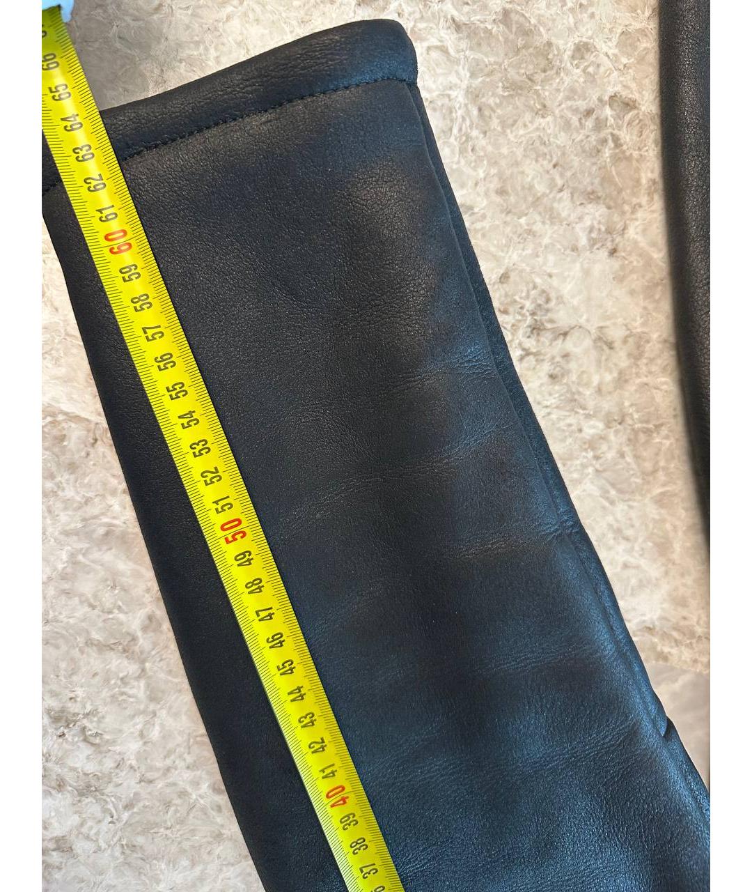 KITON Черная замшевая дубленка/шуба, фото 4