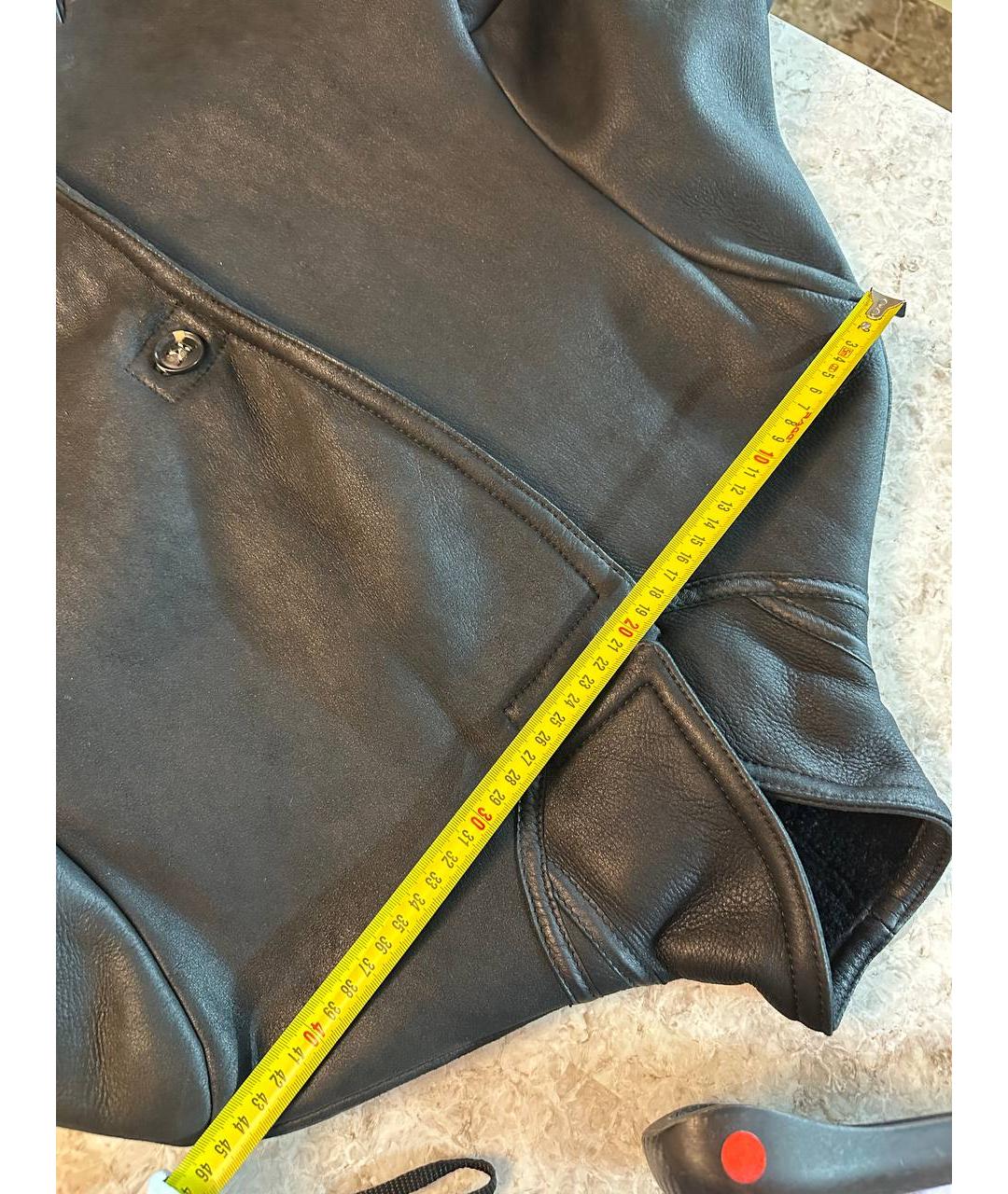 KITON Черная замшевая дубленка/шуба, фото 5