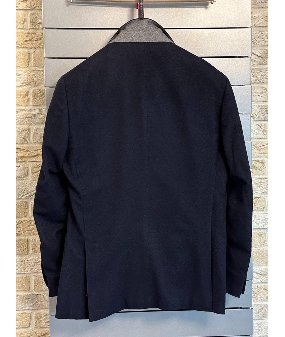 KITON Темно-синий кашемировый пиджак, фото 2