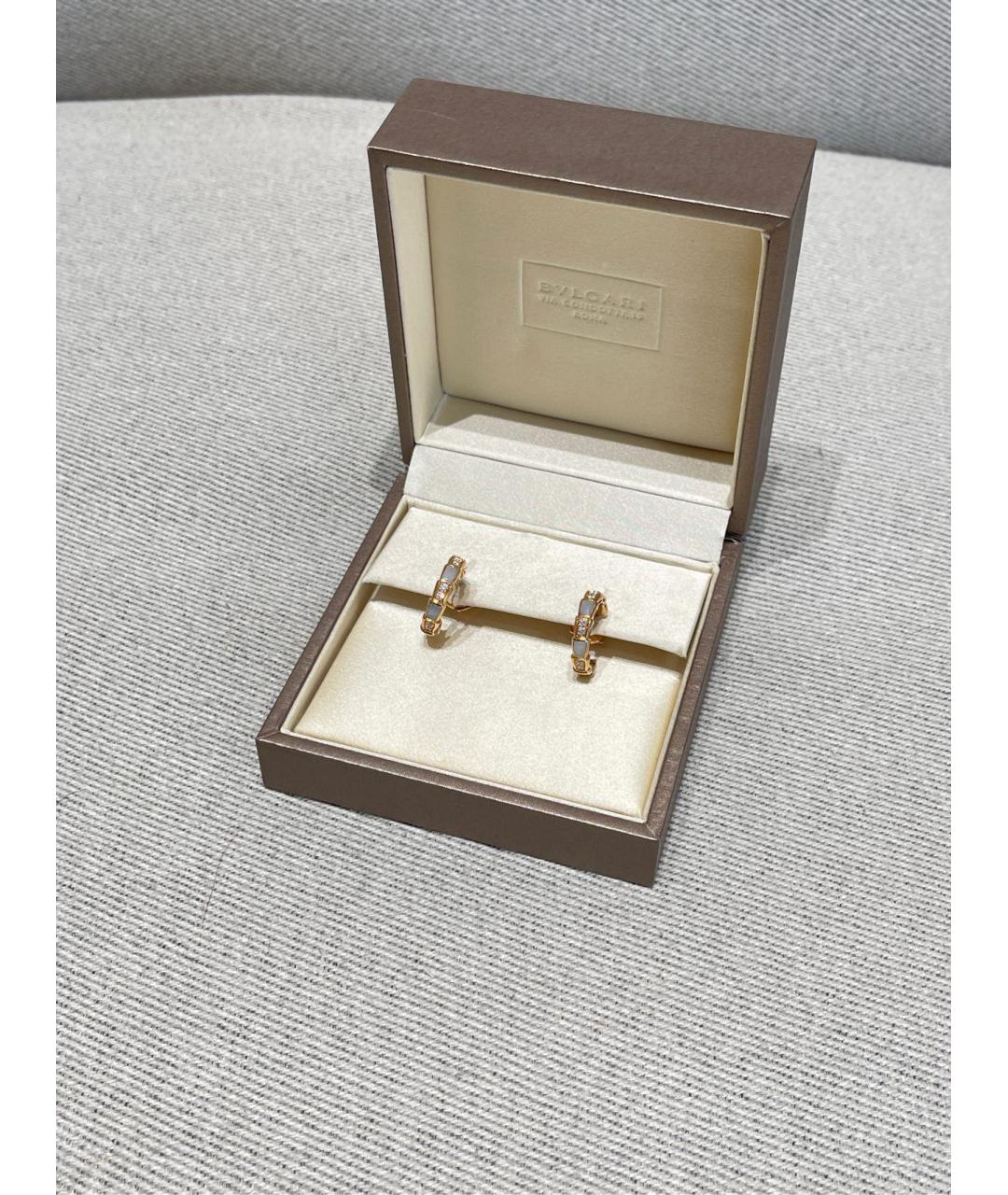 BVLGARI Золотые серьги из желтого золота, фото 2