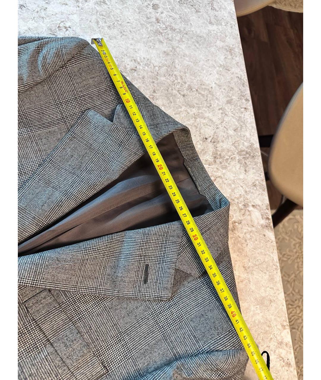 KITON Серый кашемировый пиджак, фото 5