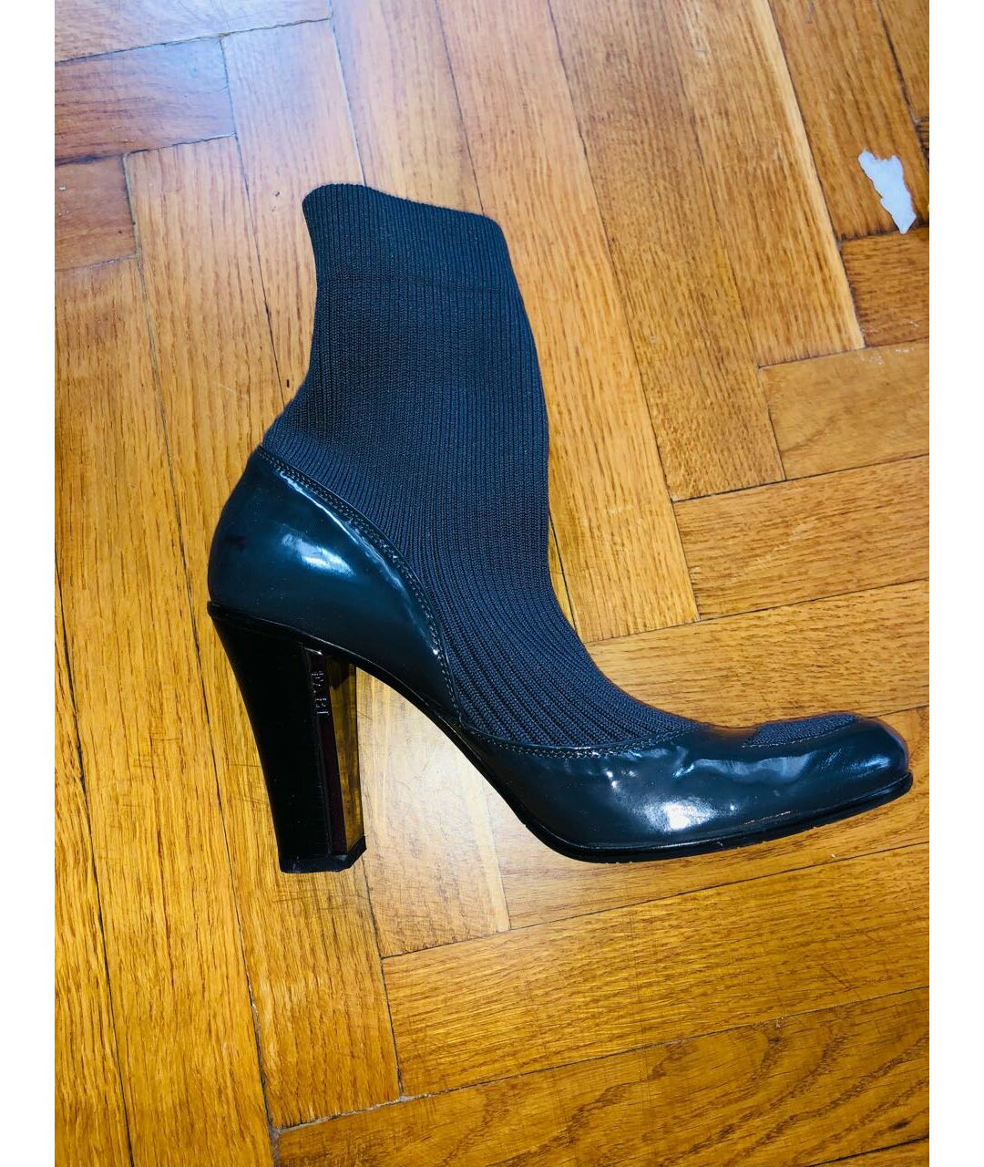 FABI Серые кожаные ботильоны, фото 5