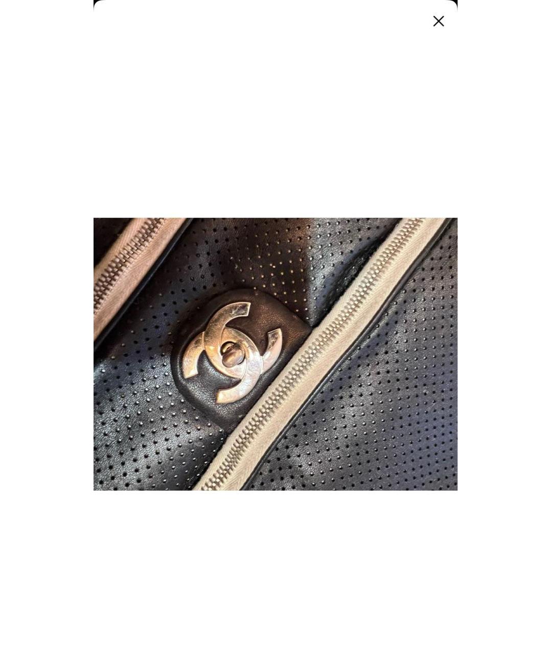 CHANEL Черная сумка тоут, фото 3