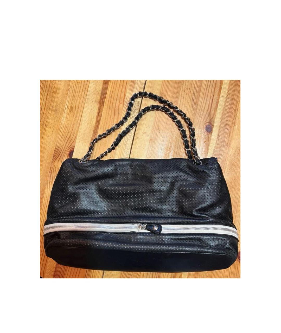 CHANEL Черная сумка тоут, фото 4