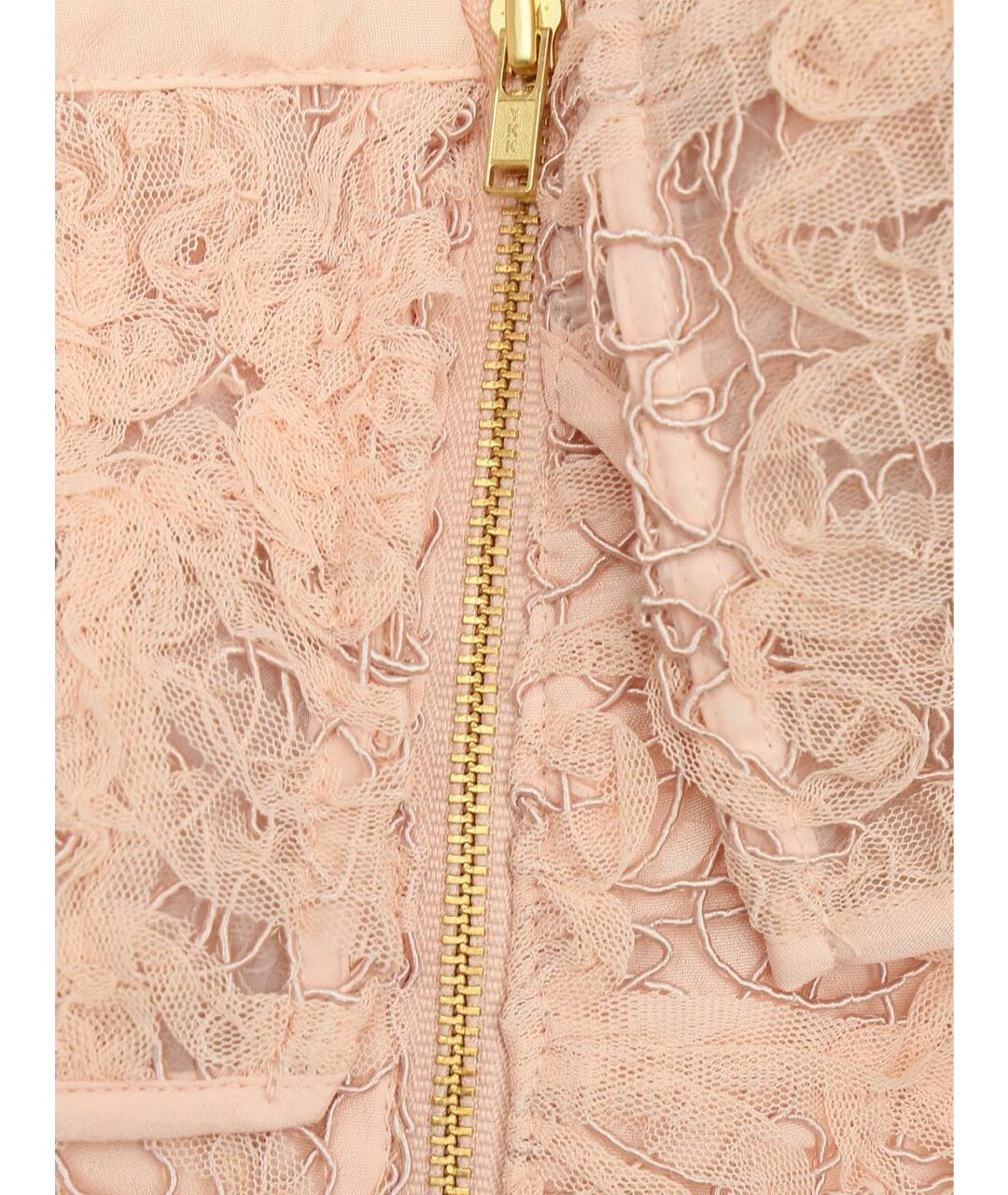 SELF-PORTRAIT Розовое кружевное вечернее платье, фото 2