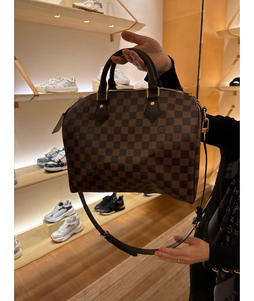LOUIS VUITTON Коричневая сумка тоут, фото 4