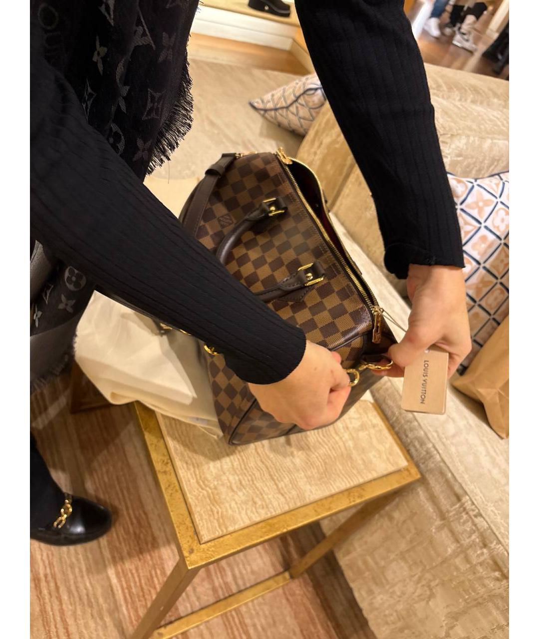 LOUIS VUITTON Коричневая сумка тоут, фото 2