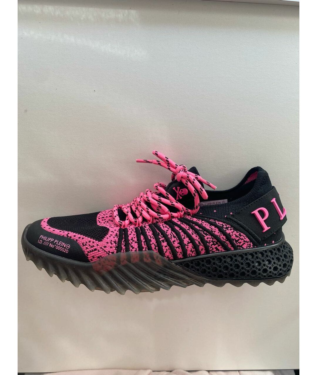 PHILIPP PLEIN Розовые резиновые кроссовки, фото 7