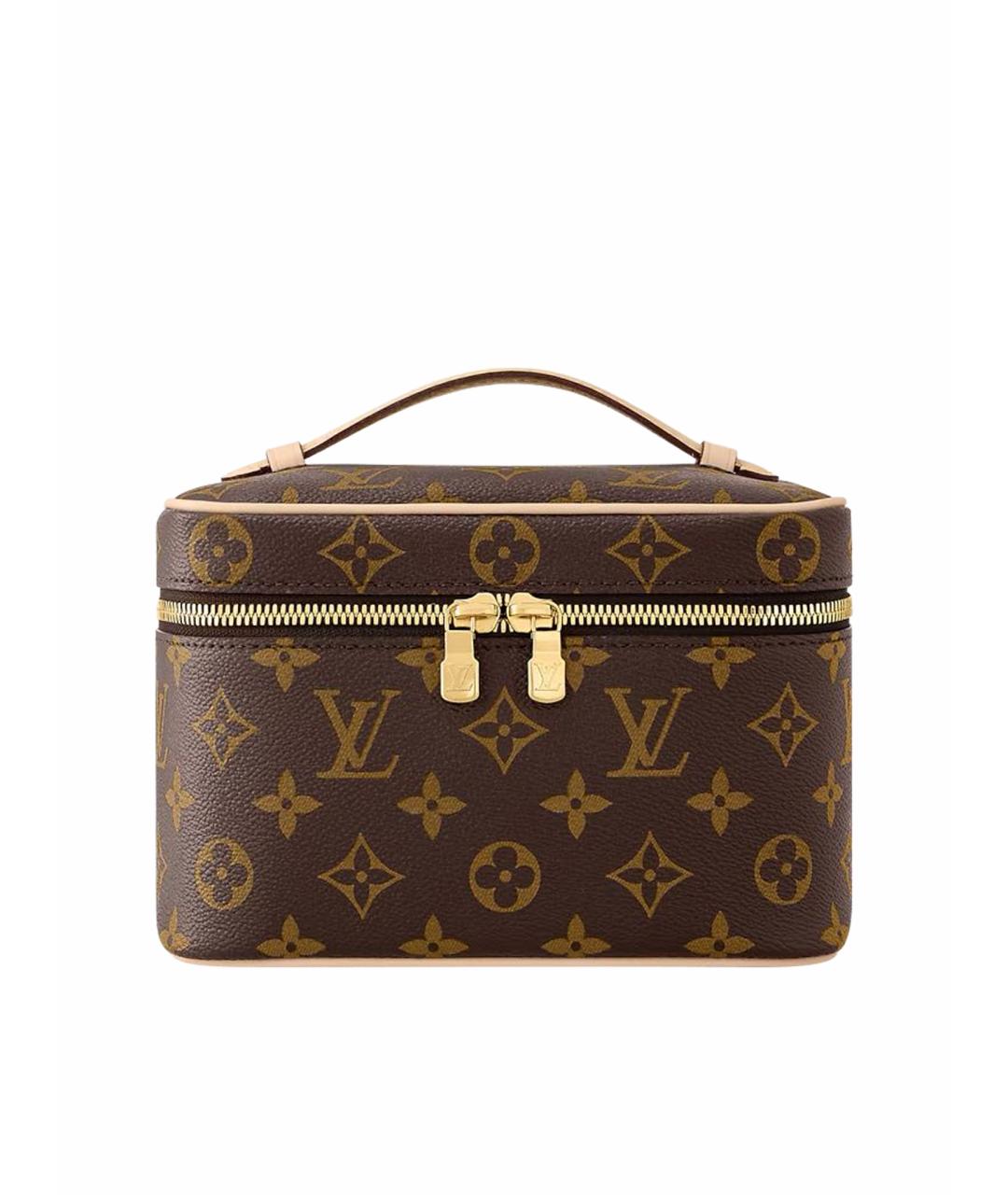 LOUIS VUITTON Коричневая косметичка, фото 1