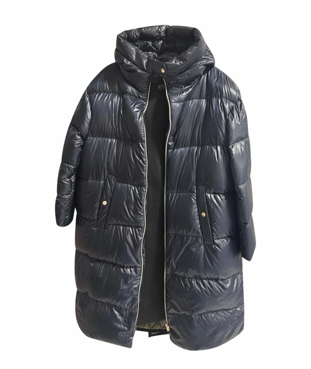 HERNO Черный полиамидовый пуховик, фото 1