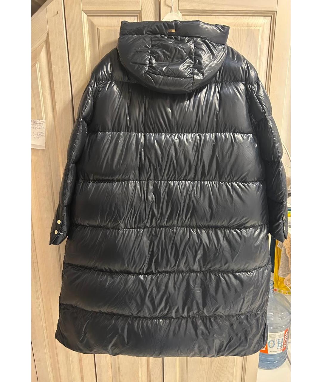 HERNO Черный полиамидовый пуховик, фото 2
