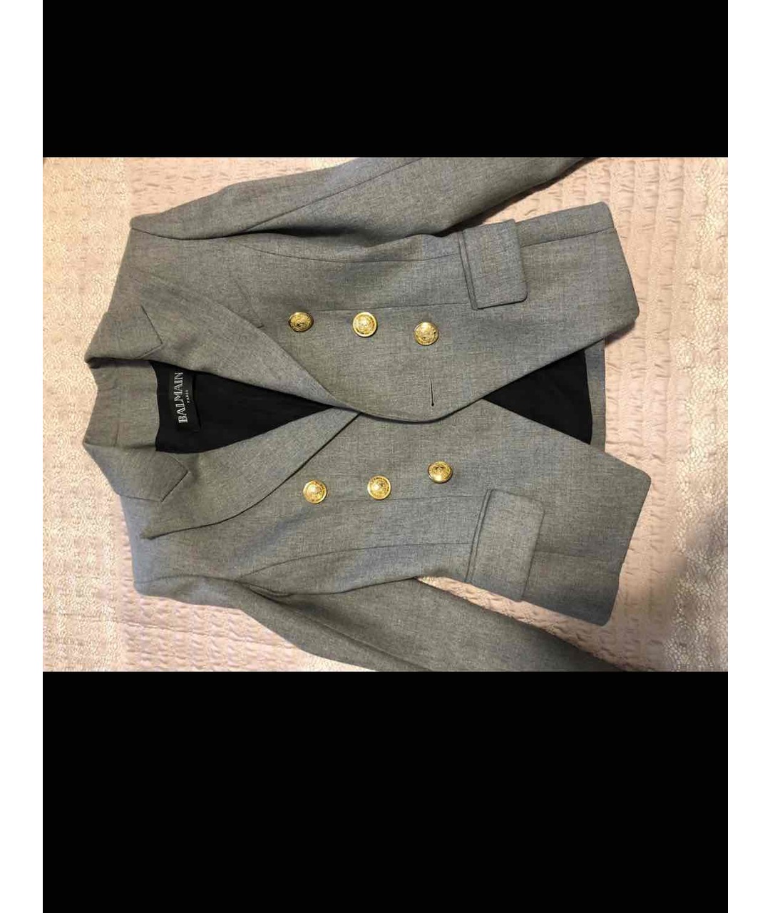 BALMAIN Серый жакет/пиджак, фото 3