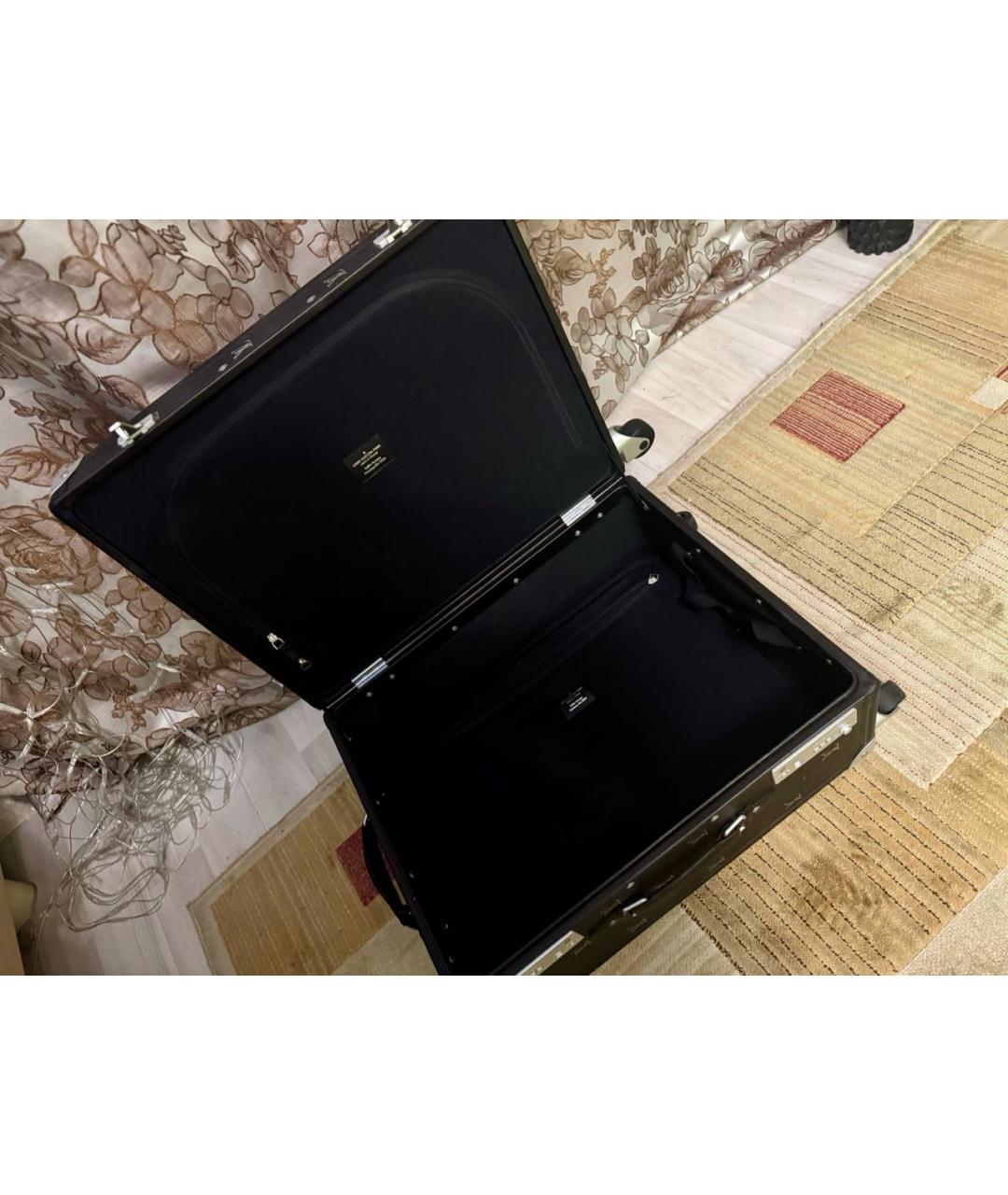 LOUIS VUITTON Темно-синий чемодан, фото 4