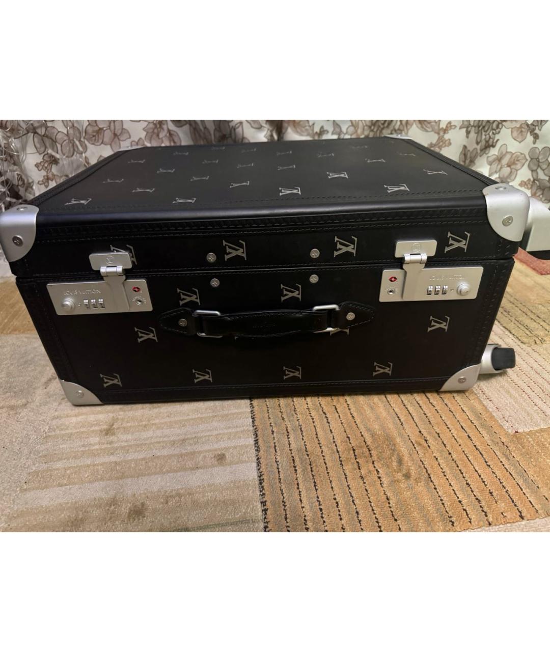 LOUIS VUITTON Темно-синий чемодан, фото 3