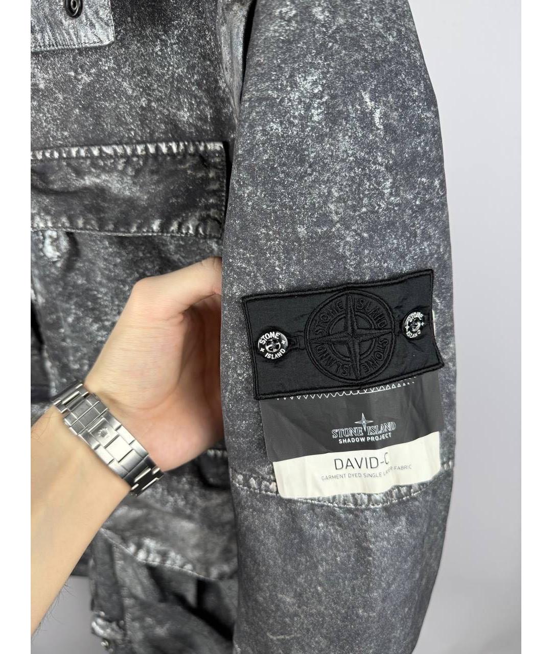 STONE ISLAND SHADOW PROJECT Серебряная куртка, фото 3