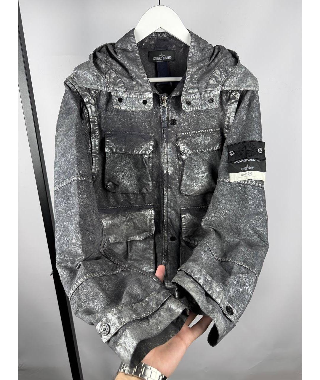 STONE ISLAND SHADOW PROJECT Серебряная куртка, фото 4