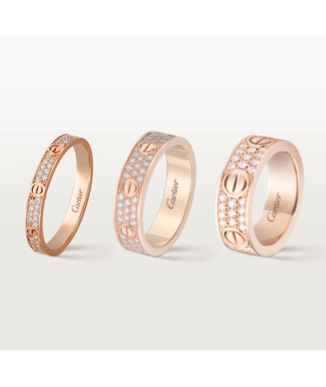 CARTIER Золотое кольцо из розового золота, фото 3