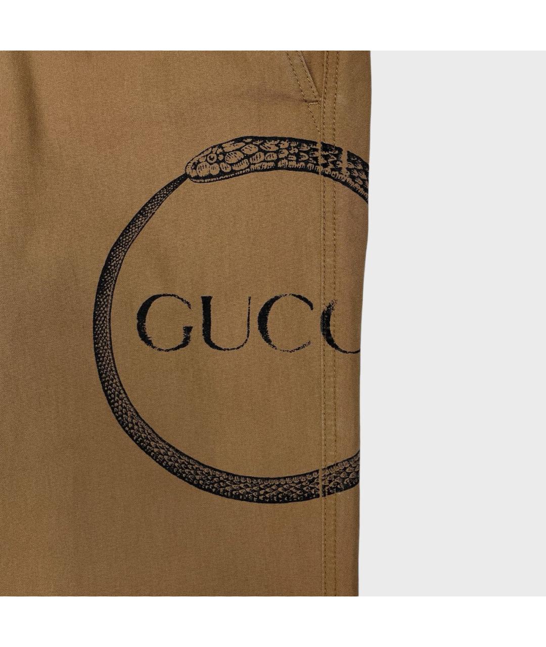 GUCCI Хлопковые брюки чинос, фото 3