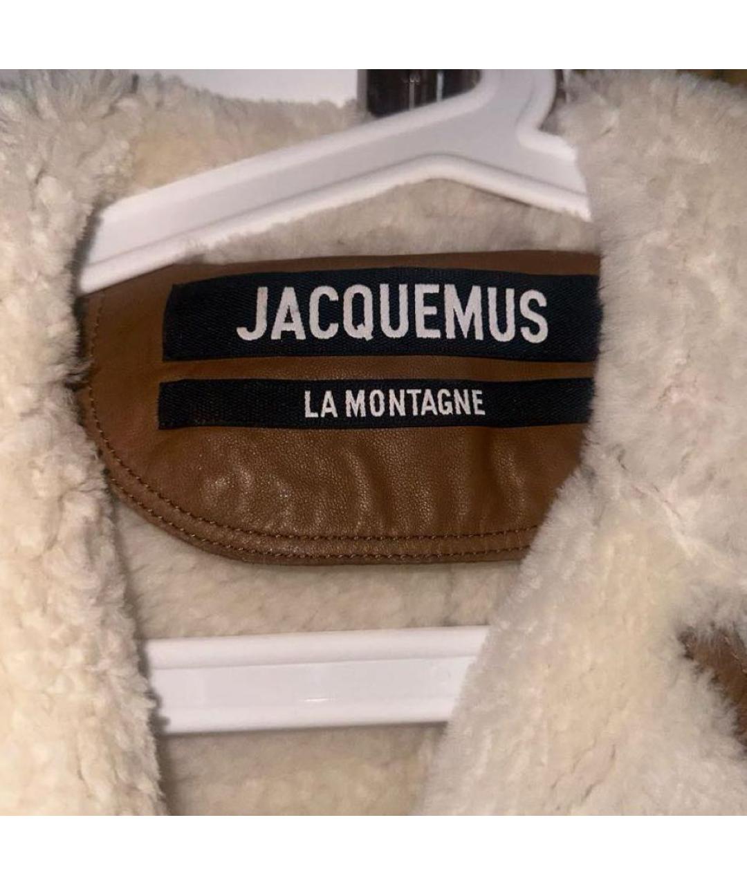 JACQUEMUS Коричневая замшевая дубленка, фото 2