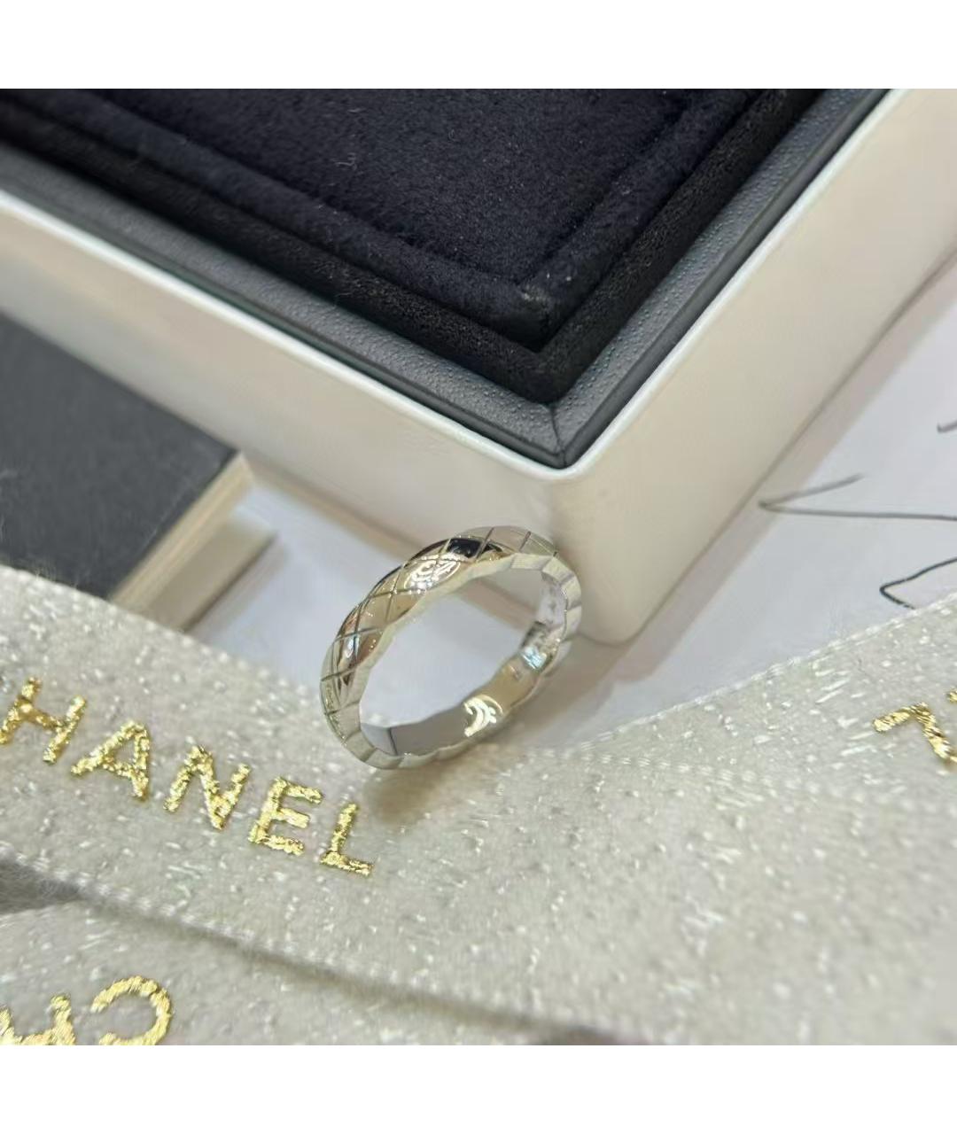 CHANEL Серебряное кольцо из белого золота, фото 2