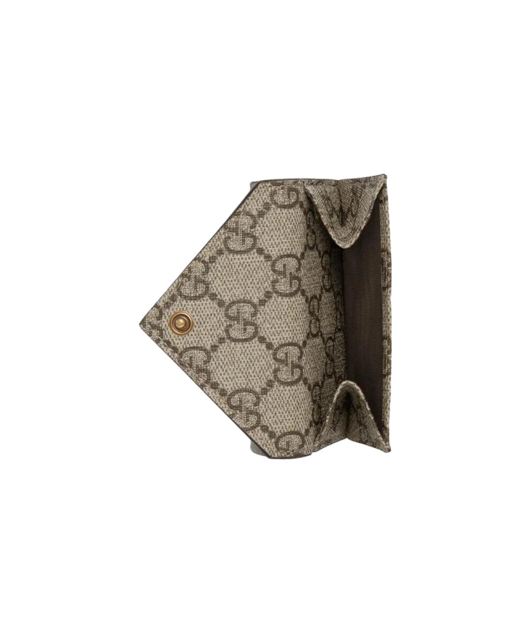 GUCCI Бежевый кошелек, фото 4