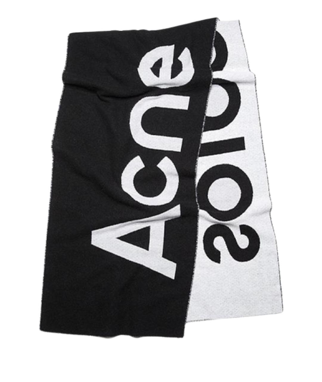 ACNE STUDIOS Черный платок, фото 1