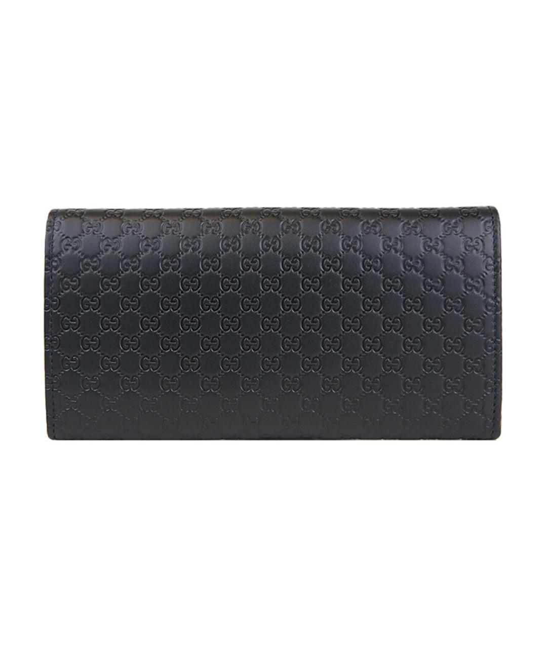 GUCCI Черный кожаный кошелек, фото 3