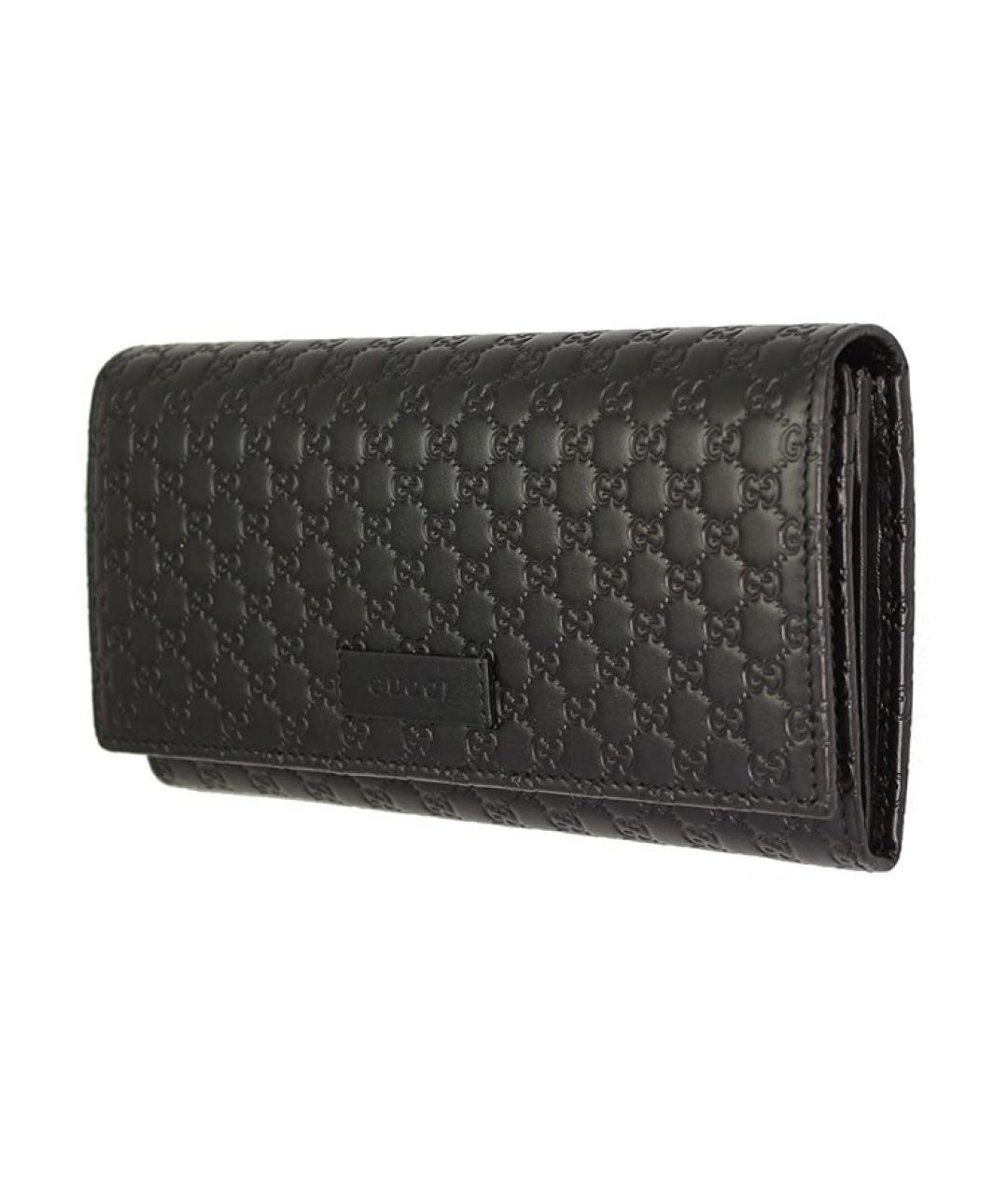 GUCCI Черный кожаный кошелек, фото 2