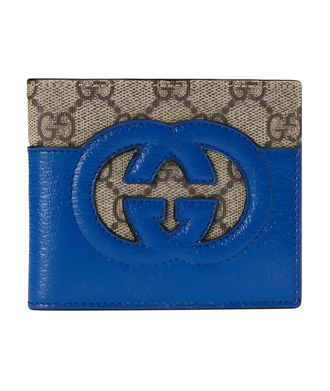 GUCCI Синий кошелек, фото 1