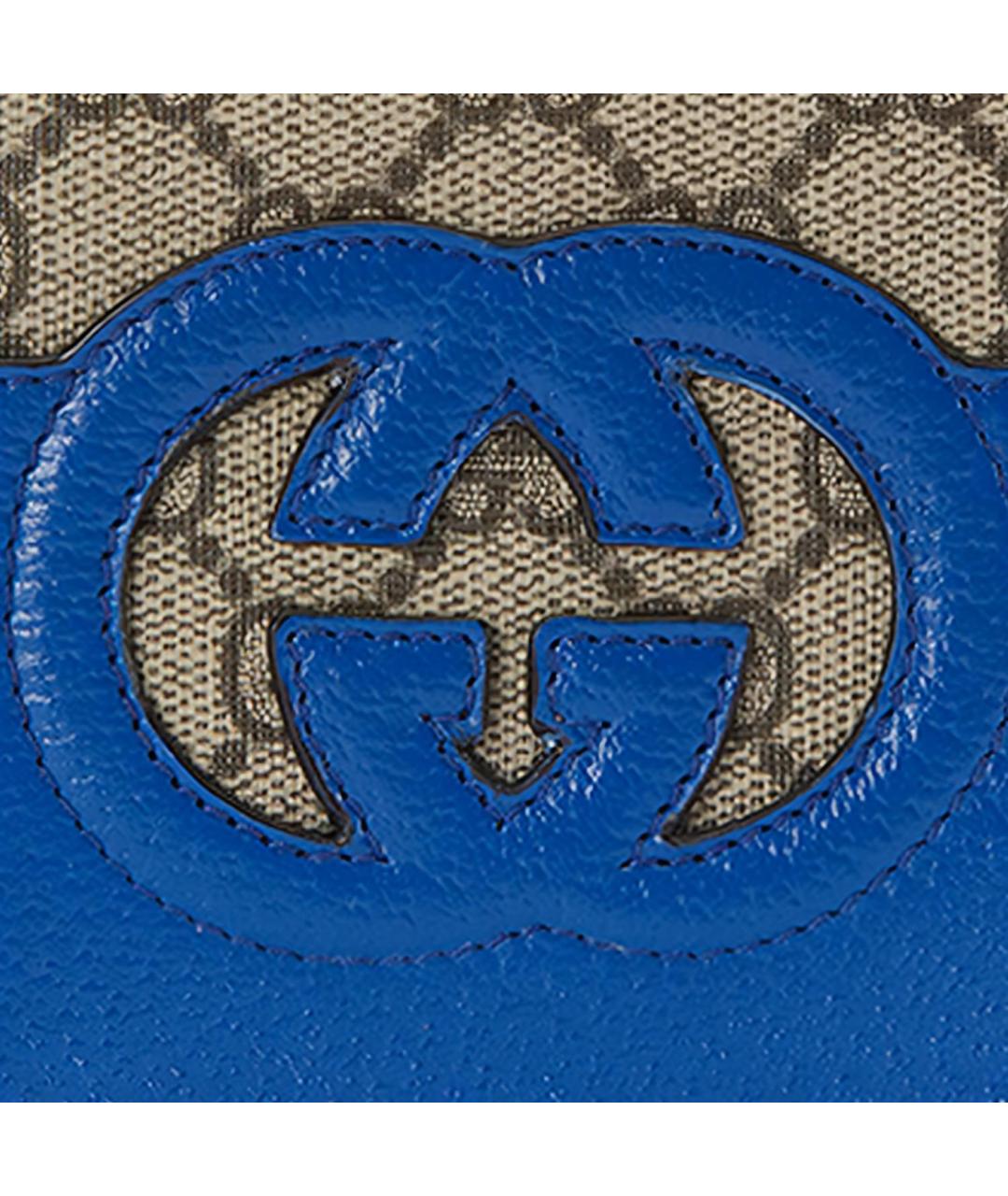 GUCCI Синий кошелек, фото 6