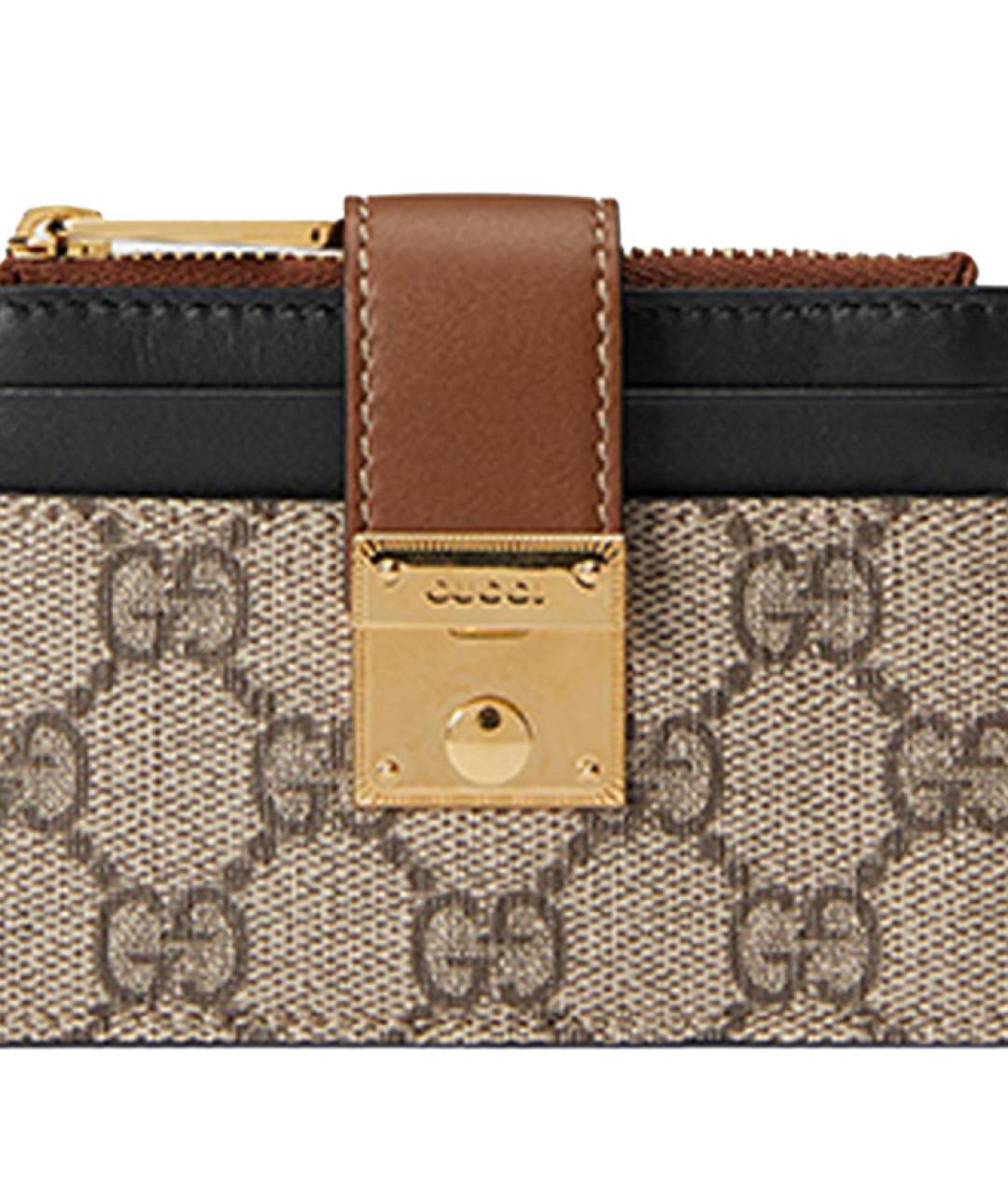GUCCI Коричневый кардхолдер, фото 5